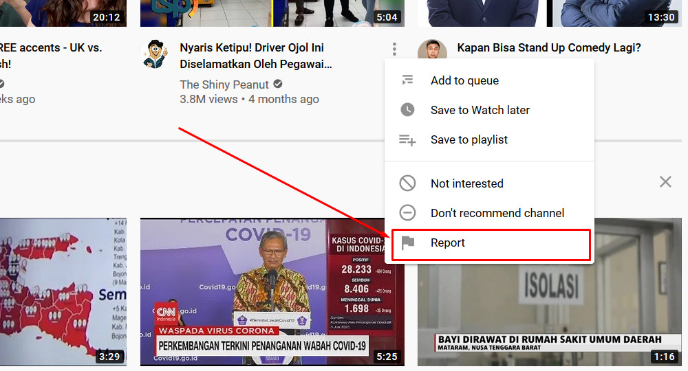 Gambar 3 - Cara menghapus video di youtube orang lain (konten duplikat)